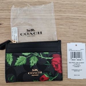 Coach Fairy Tale Rose ID Wallet - NWT